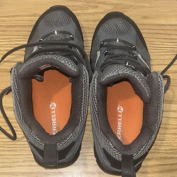 Merrell Herren Moab Mid Trekking-& Wanderstiefel Hiking Boots Mens 8 Women 9.5 - Picture 5 of 6